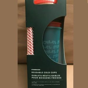 Starbucks 2019 Holiday  Reusable Cups 24oz 5 pk